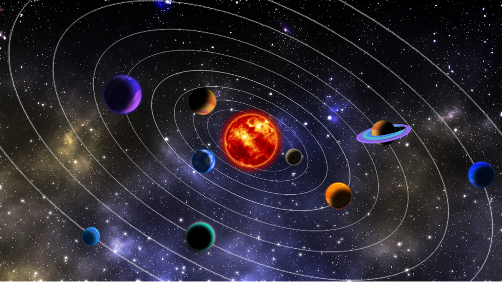 solar system, space